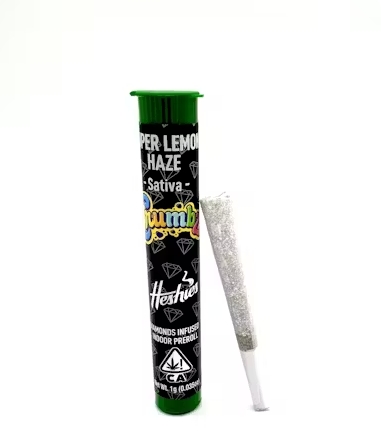 Photograph of product: Crumbz - Super Lemon Haze 1g Infused Preroll Oui'd