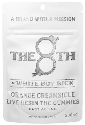 Photograph of Product: White Boy Rick - Gummies - 200mg Live Resin Nano - Orange Creamsicle
