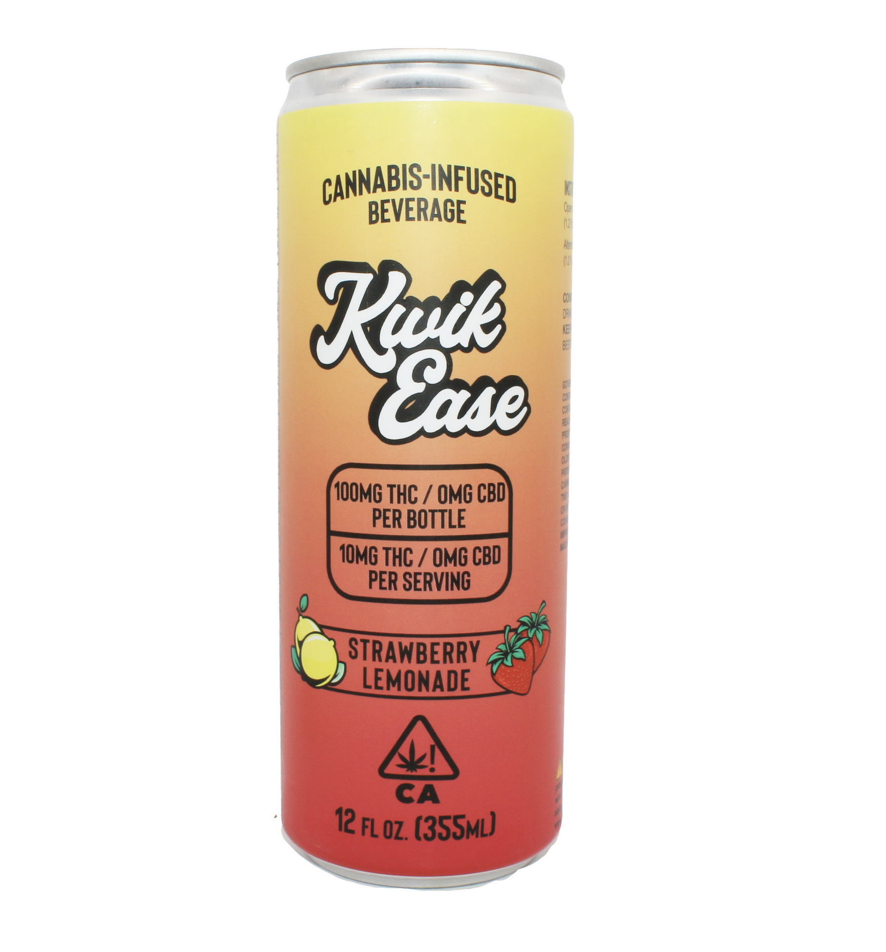 Photograph of Product: 100mg Strawberry Lemonade (Hybrid) Kwik Ease $11
