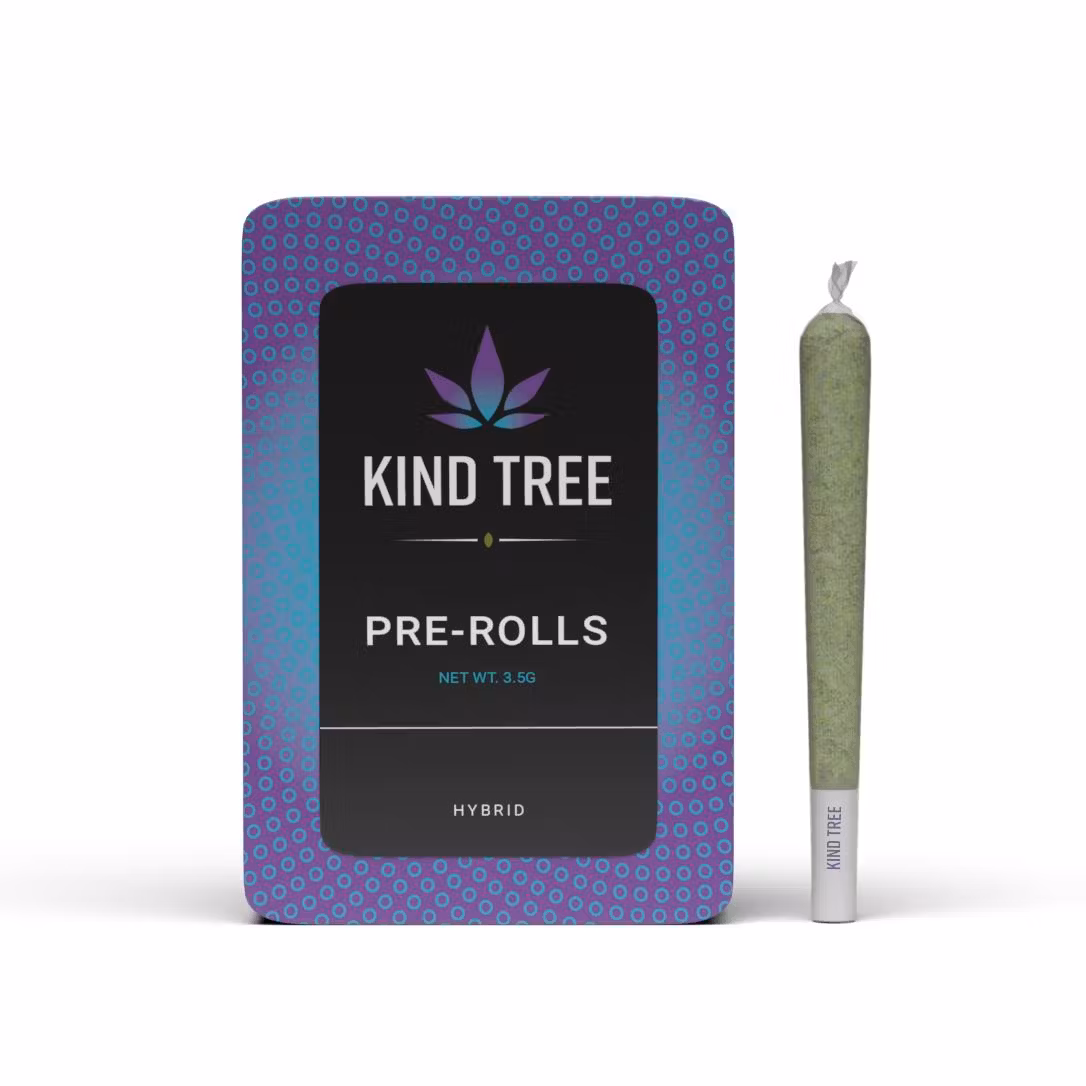 Photograph of product: Platinum Peaches | 5pk Infused Pre-Rolls | 0.35g Each