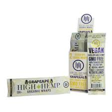 Photograph of product: High Hemp Wraps Grape Ape 2pk
