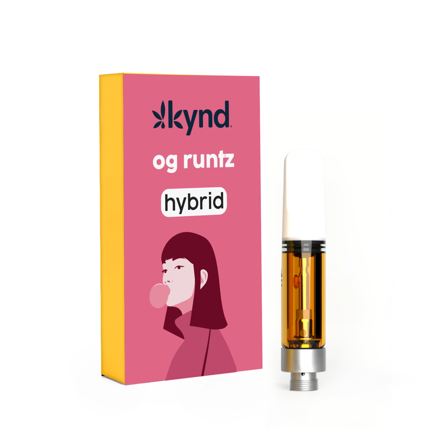 Photograph of product: Kynd OG Runtz (H) CDT Vape Cartridge 1g