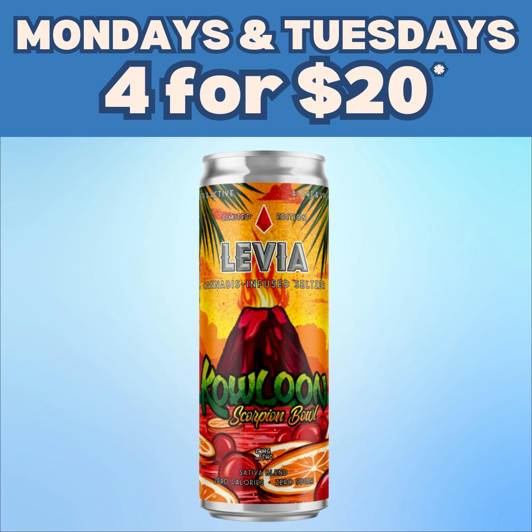 Photograph of product: Levia Achieve Kowloon Scorpion Bowl Seltzer - 12oz can