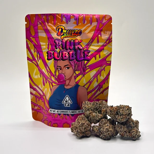 Photograph of product: Dunzo | Pink Bubble 2pk Prerolls   2 G   2 Pack - 2g