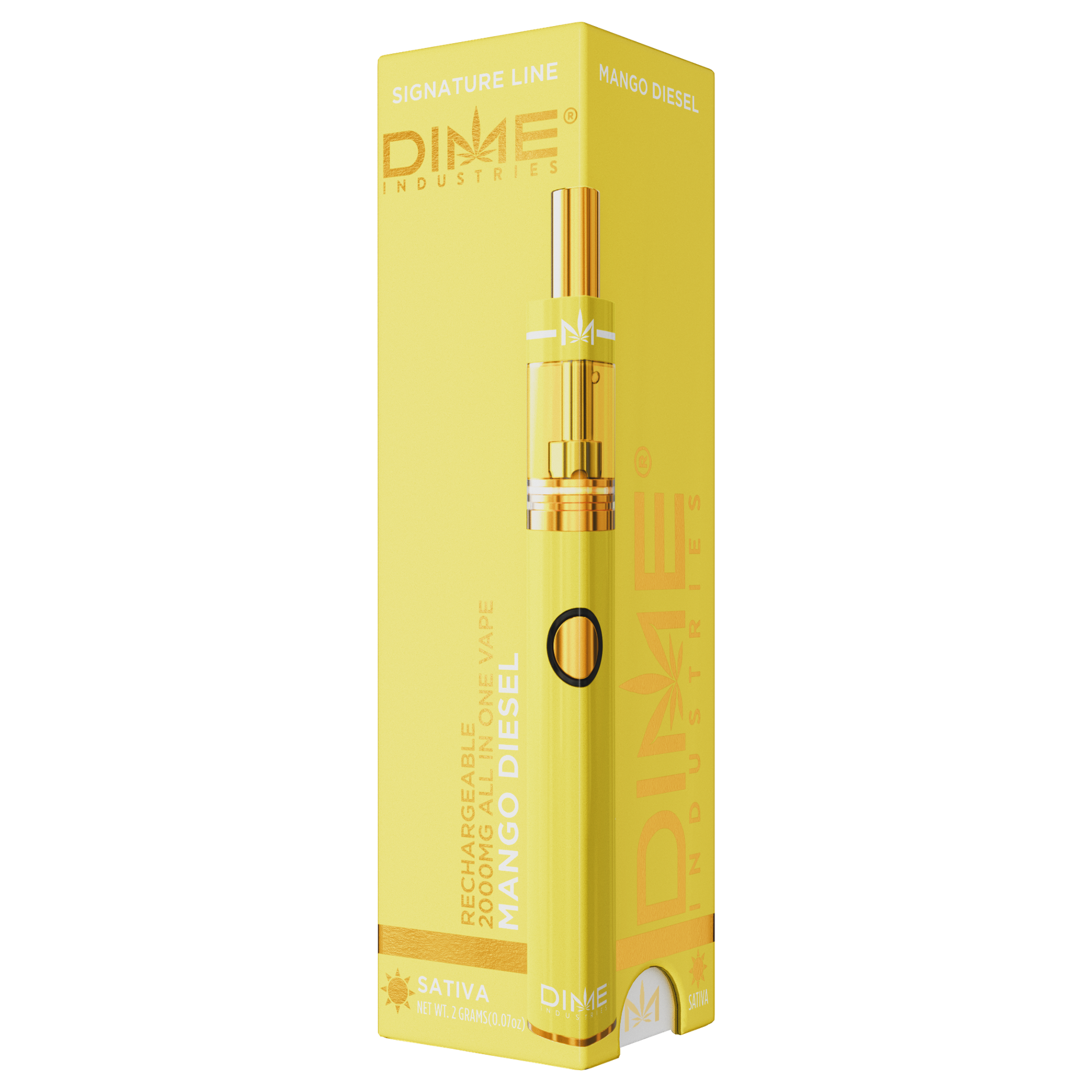 Photograph of product: Dime Signature All-In-One Disposables - Mango Diesel