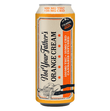 Photograph of product: ORANGE CREAM 16OZ SODA 100MG + CBD