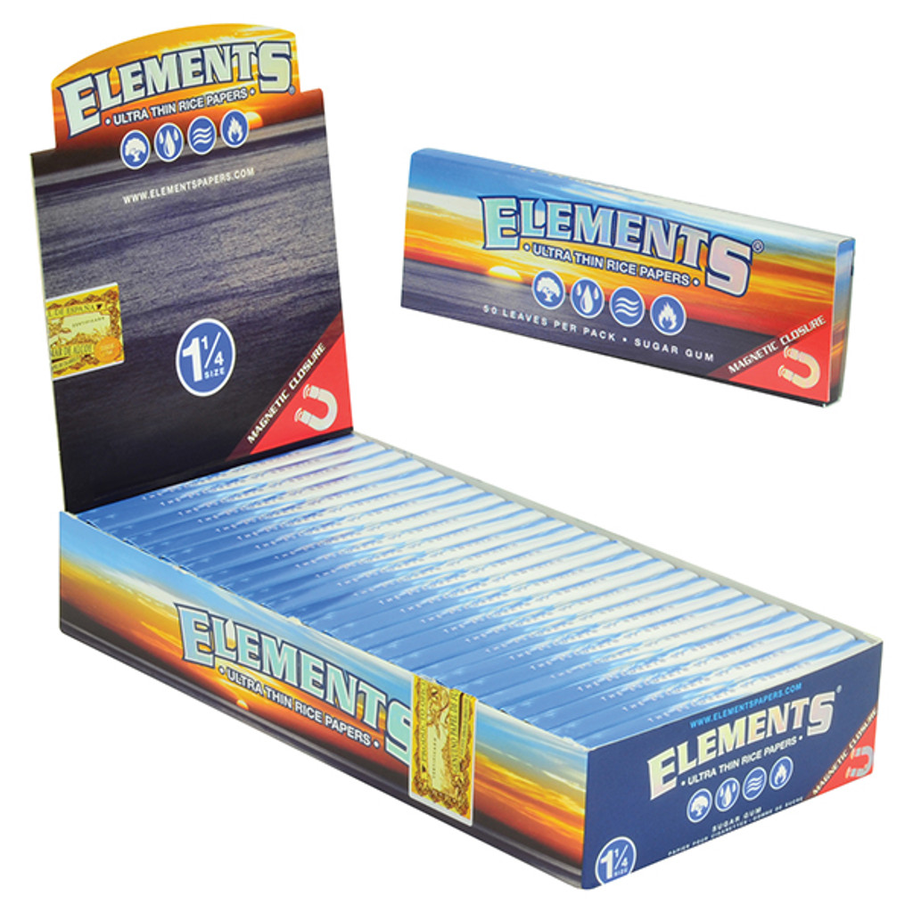 Photograph of product: Elements - 1 1/4 - Rolling Papers - Rice