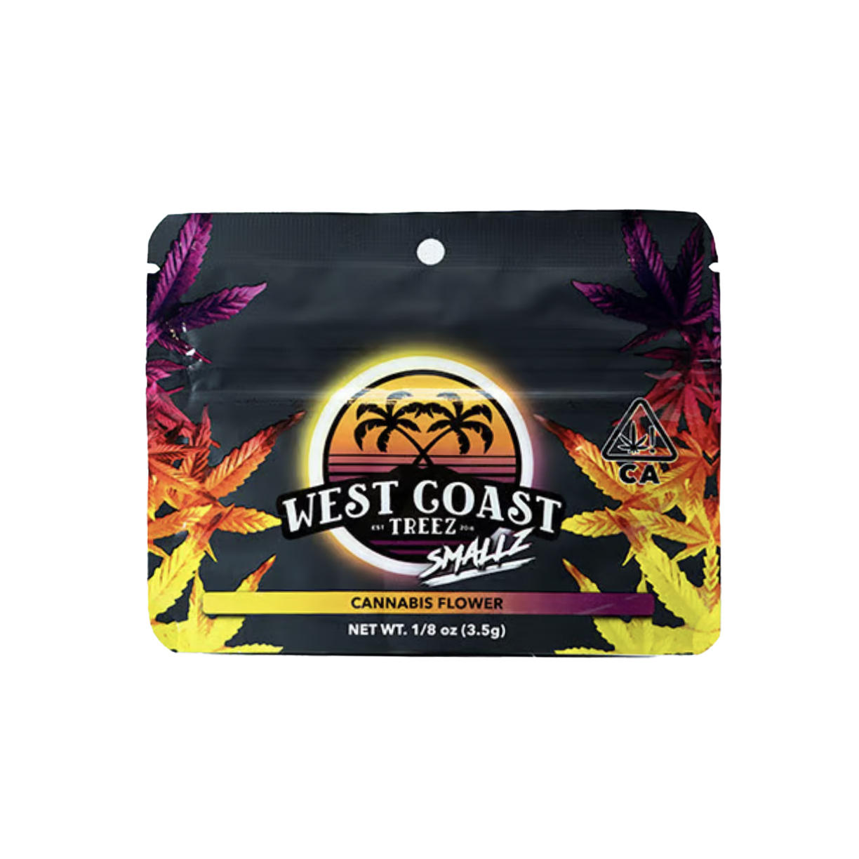 Photograph of product: West Coast Treez - Tropicana Banana - Flower Smallz - 3.5g