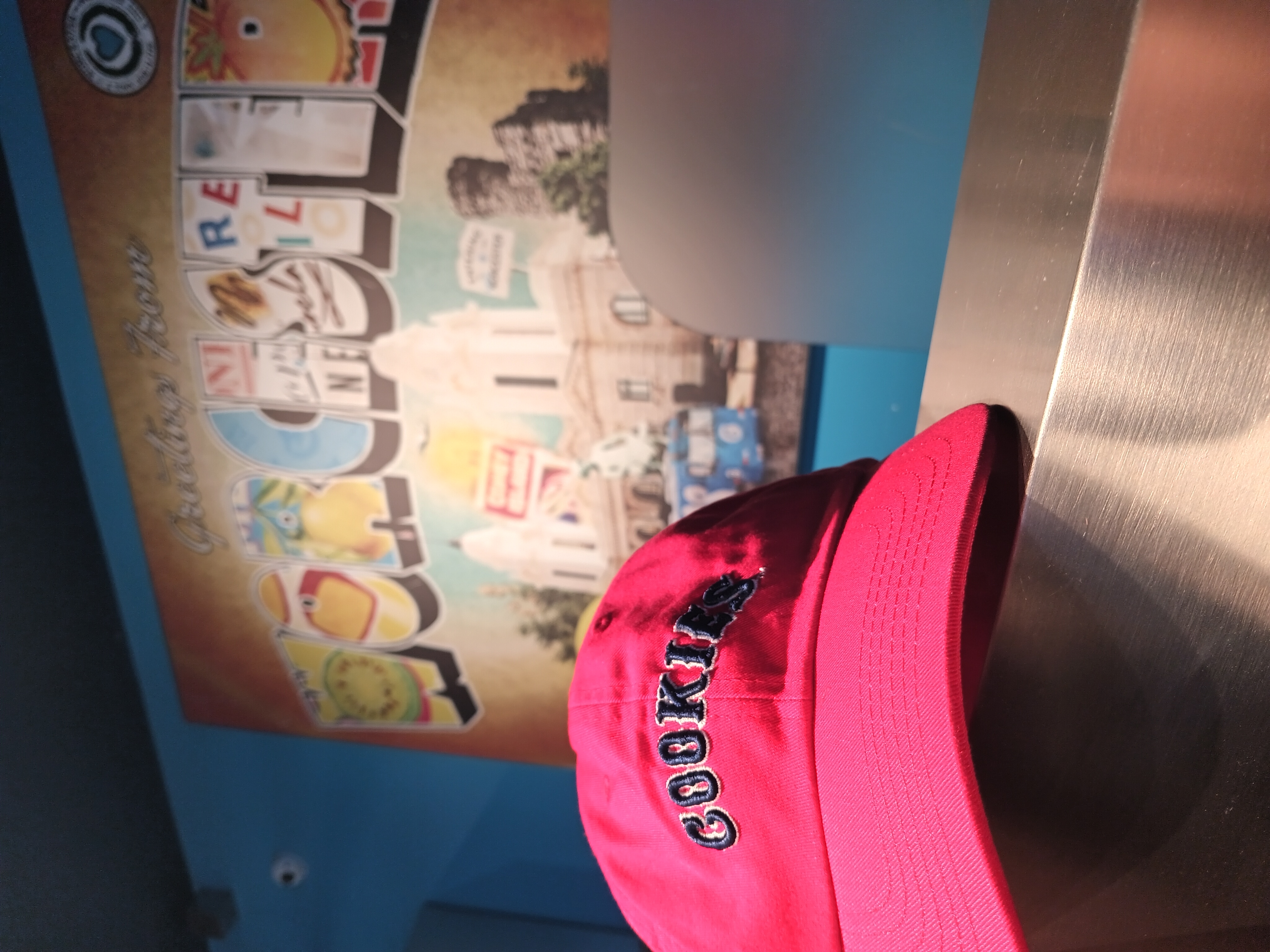 Photograph of product: Tucked In Sock | Dad Hat | Red