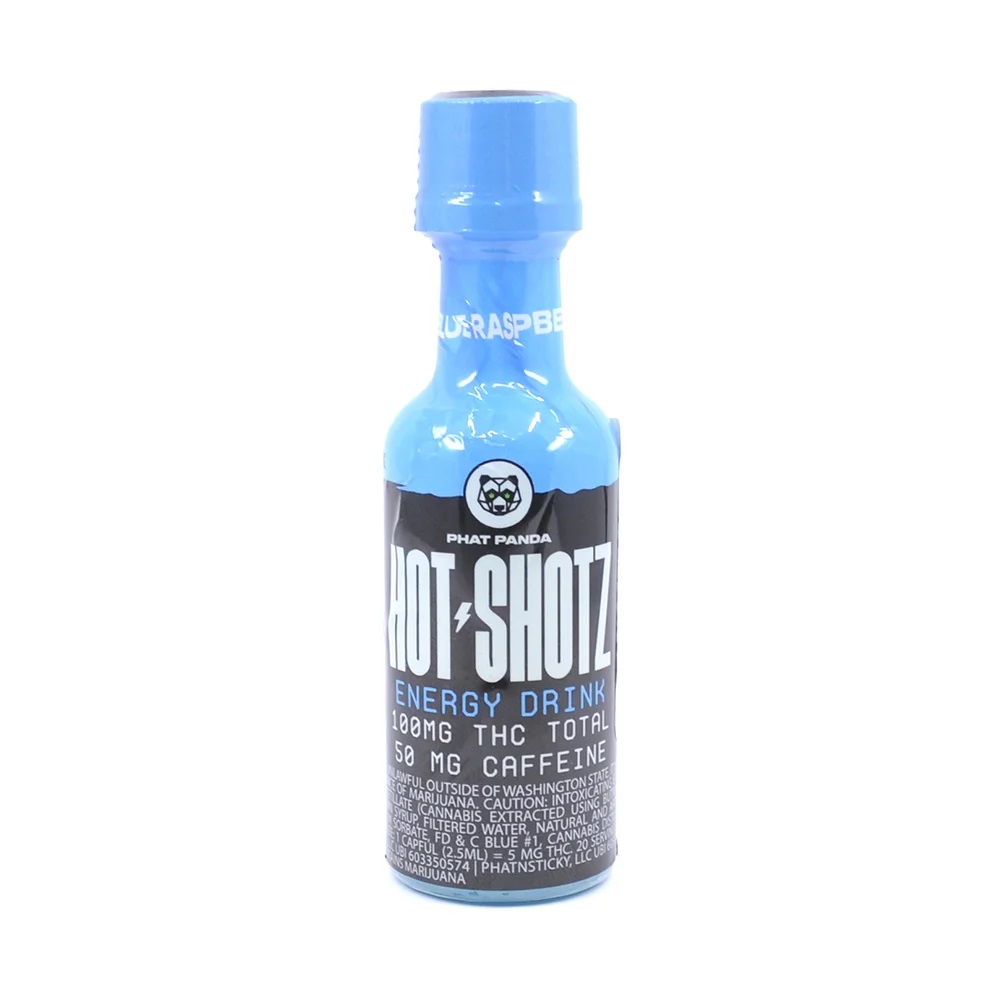 Photograph of product: Blue Raspberry Caffeine Hot Shotz | 100mg