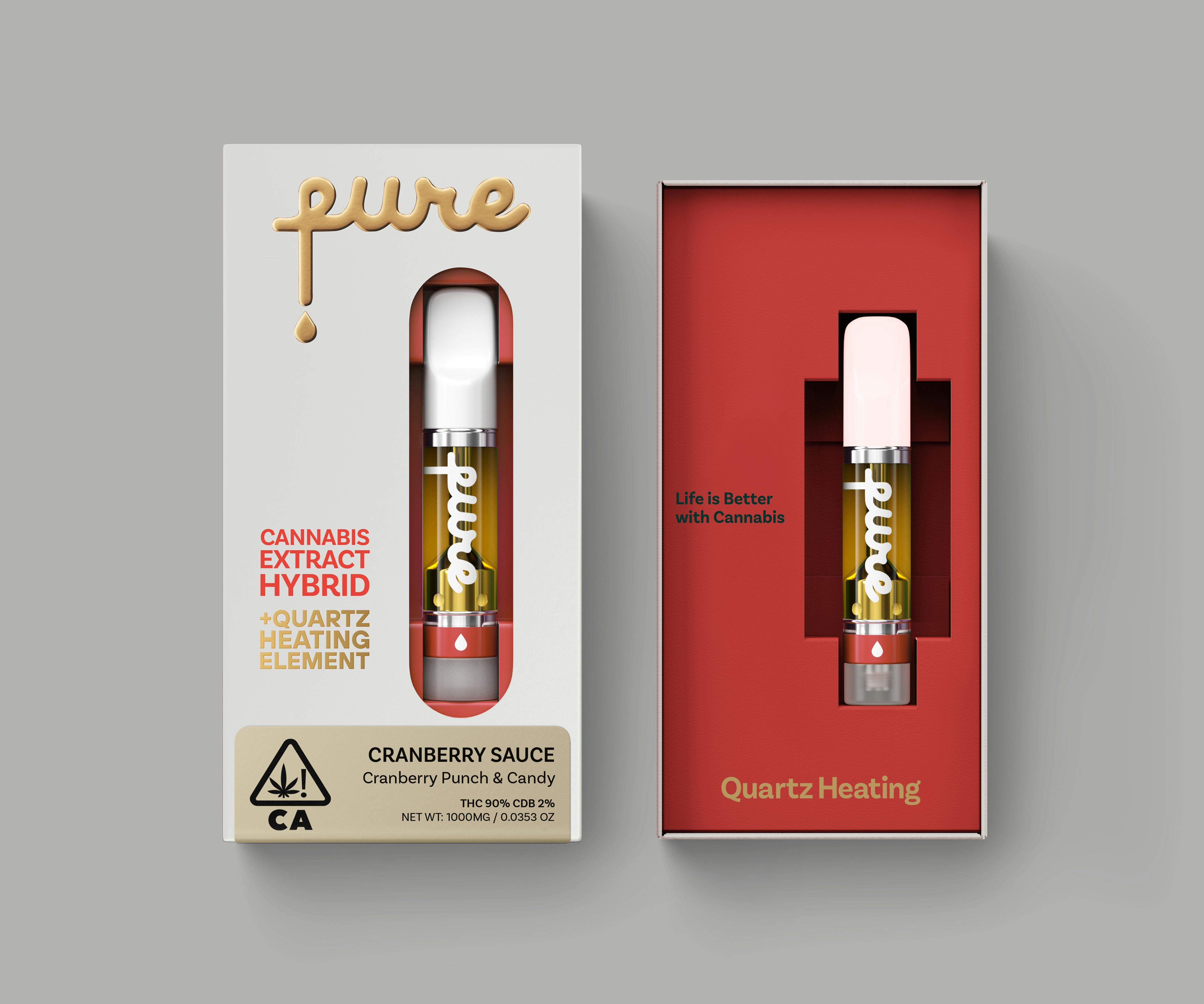 Photograph of product: Cranberry Sauce Quartz Cartridge 1g