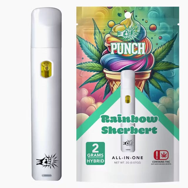 Photograph of product: Rainbow Sherbert  2g Disposable - 1g
