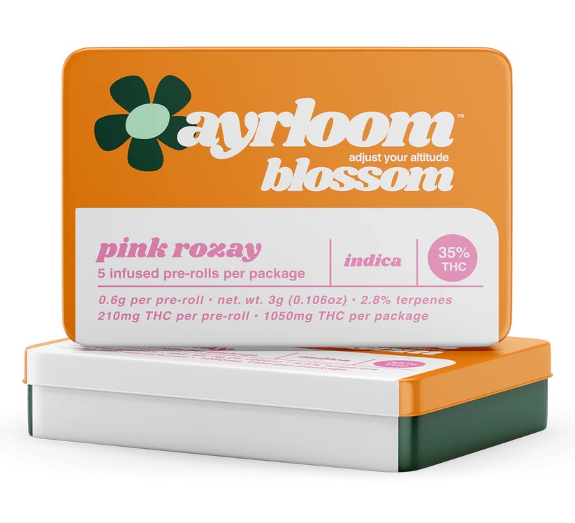 Photograph of product: Pink Rozay 5pk Infused Prerolls - 3g