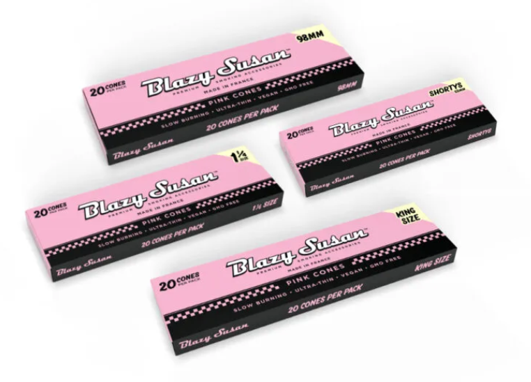 Photograph of product: Blazy Susan | Pink Cones | 1 1/4 | 20pk | 800pts