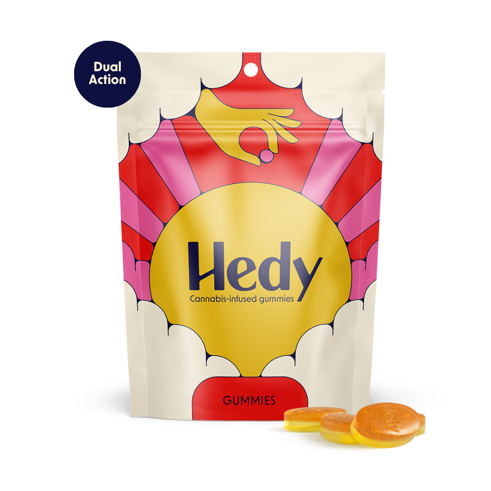 Photograph of product: Layered Gummies - Mango Lemonade 5mg/100mg (20pk)
