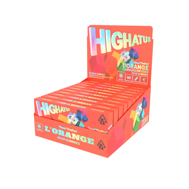 Photograph of product: L'Orange - Highatus - Sour Gummies 10pk - 