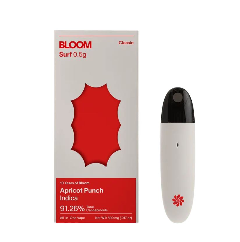 Photograph of product: Bloom: Surf | Apricot Punch | Disposable