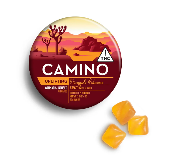 Photograph of product: Camino - Pineapple Habanero Uplifting Gummies 20pk - 100mg