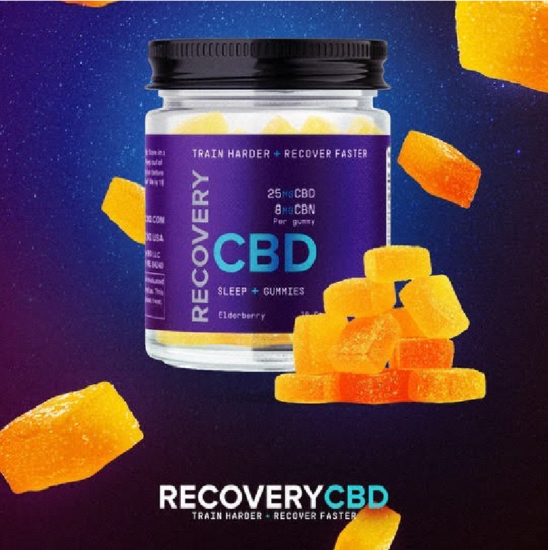 Photograph of product: Recovery CBD - CBN Gummies