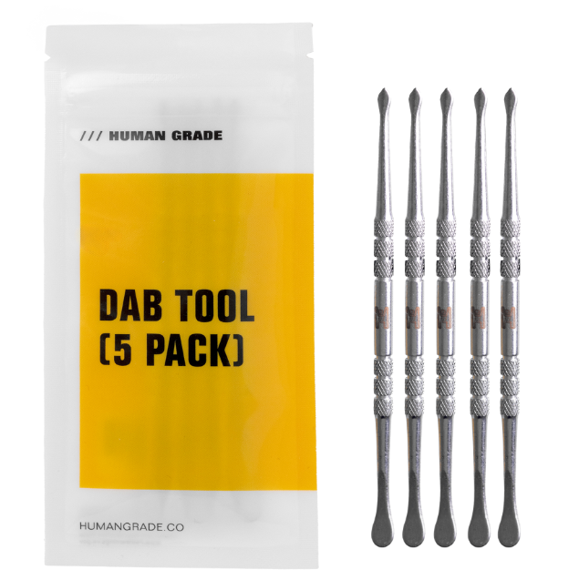 Photograph of product: Human Grade - Stainless Steel Dab Tools (5pk)
