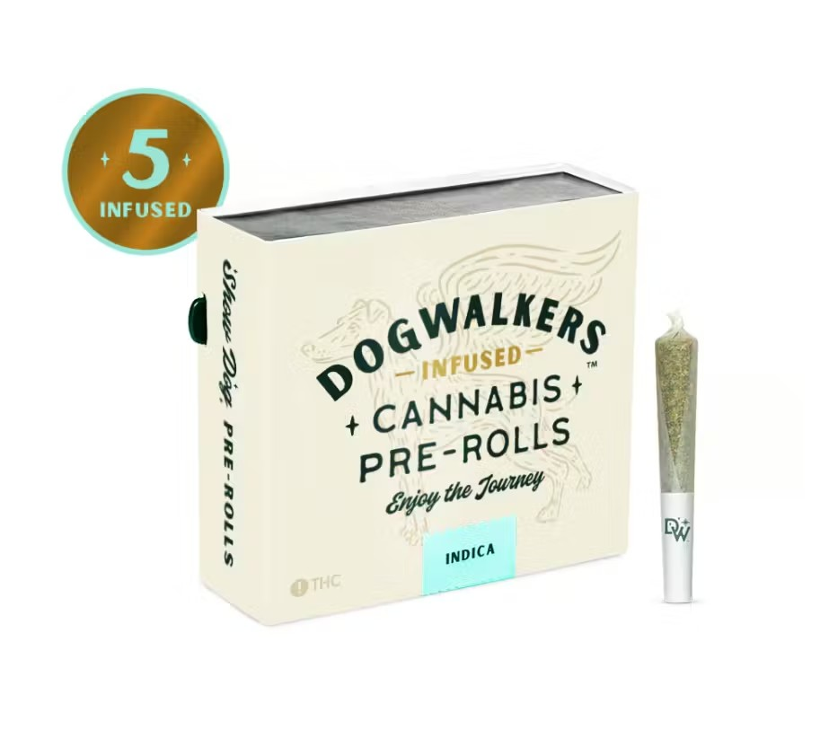 Photograph of product: Brownie Scout - 5pk Show Dog Infused Preroll 0.35g ea