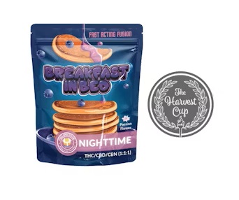 Photograph of product: Nighttime Breakfast in Bed (B.I.B) | 1:1:1 TH-oui:CBD:CBN | 10pk 50mg