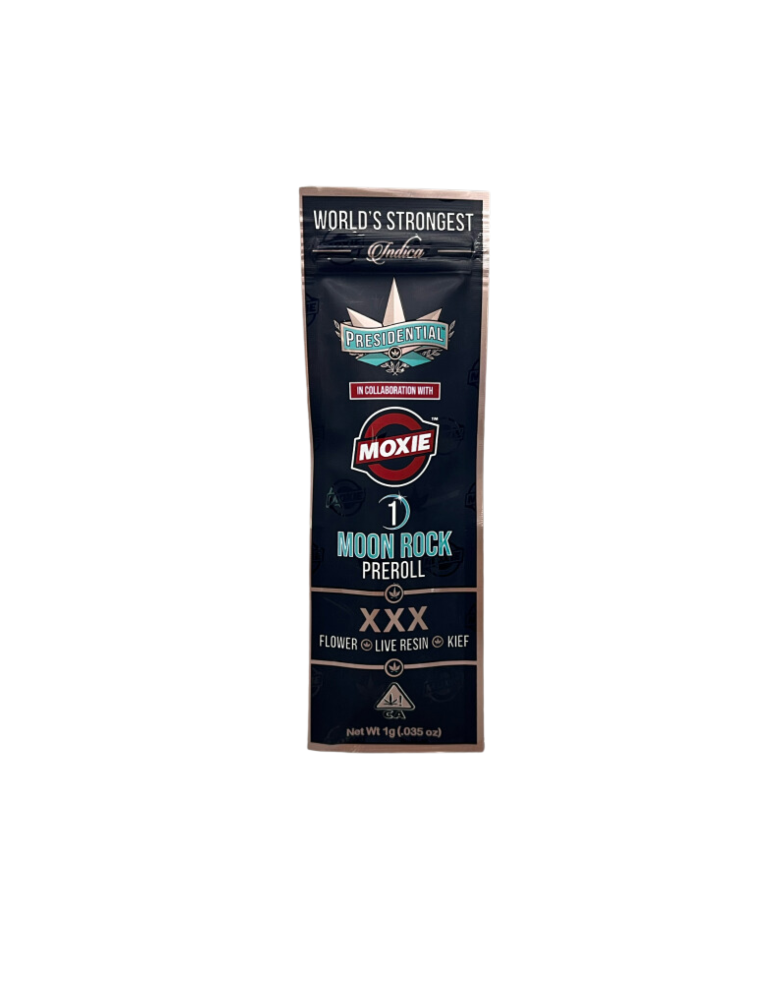 Photograph of product: Presidential - XXX Moxie Preroll 1g