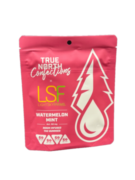 Photograph of product: 4X50MG WATERMELON MINT ROSIN GUMMIES