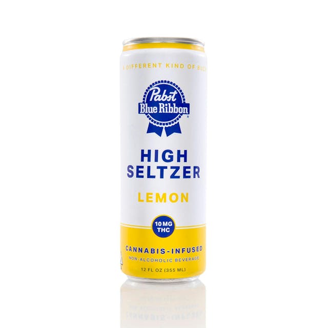 Photograph of product: PBR - 4PK Lemon High Seltzer 10mg - 