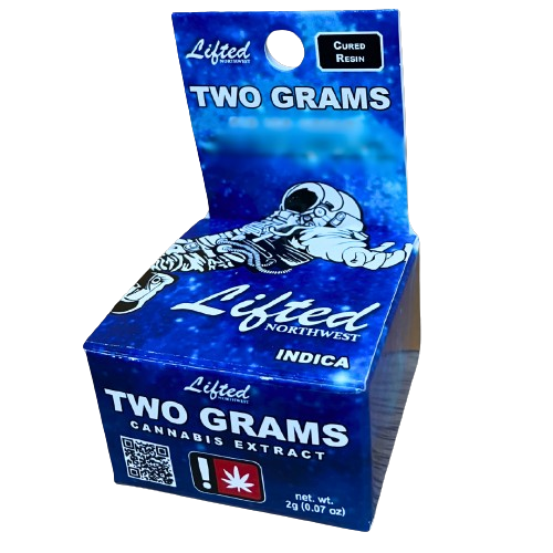 Photograph of product: Lifted NW Blueberry Haze Cured Resin 2g