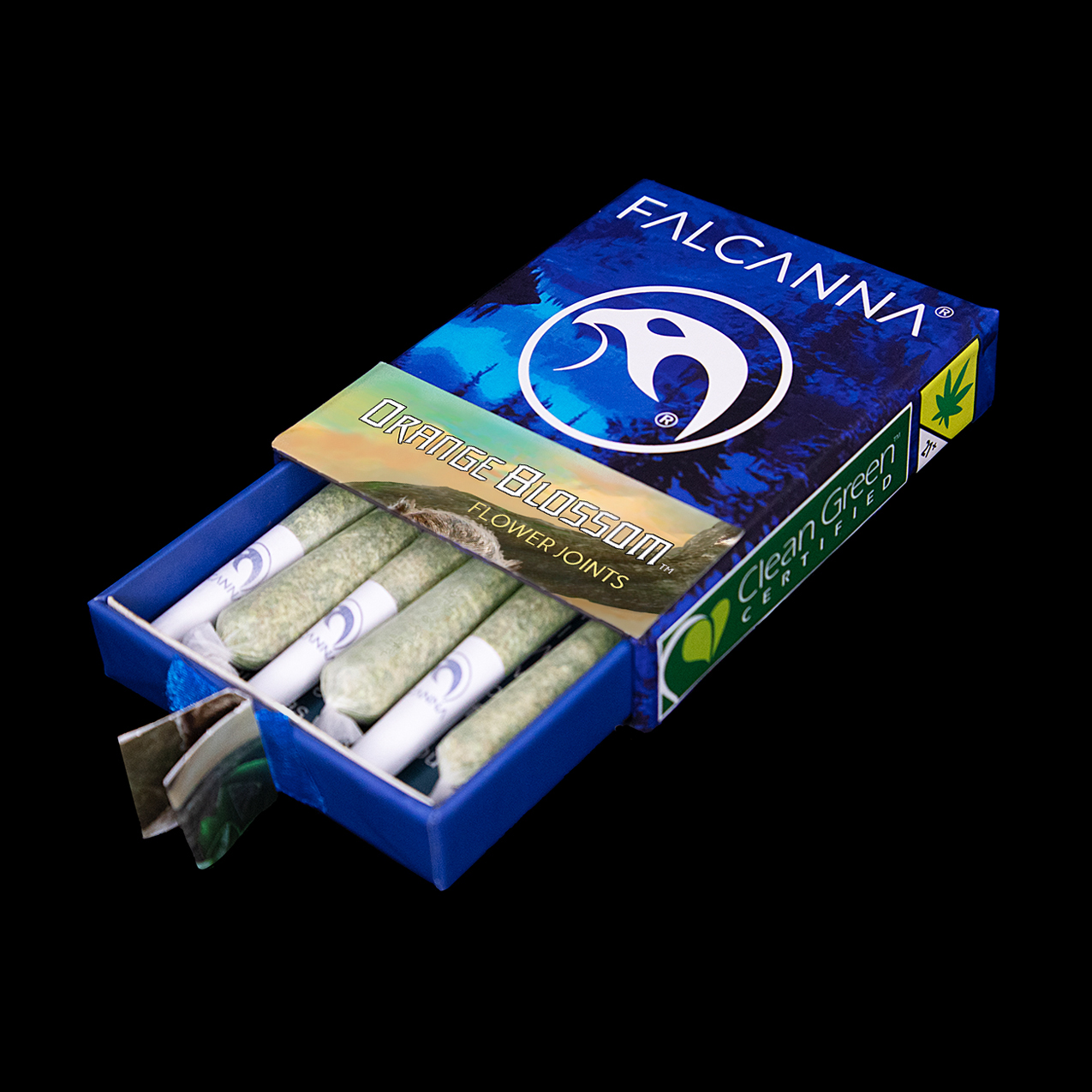 Photograph of product: FALCANNA - Orange Blossom Pre-Roll 6-Pack | 3.6g
