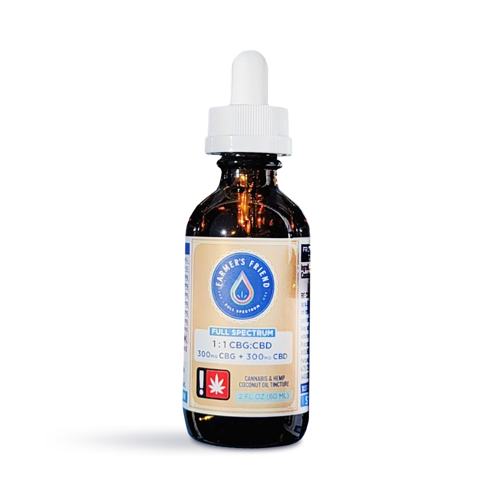 Photograph of product: 1:1 CBG/CBD Tincture - 2oz
