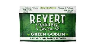 Photograph of product: REVERT | GREEN GOBLIN | 14 GRAMS KIEF INFUSED PRE GROUND FLOWER - 14g