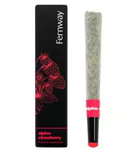Photograph of product: Diamond Infused Pre-roll Alpine Strawberry