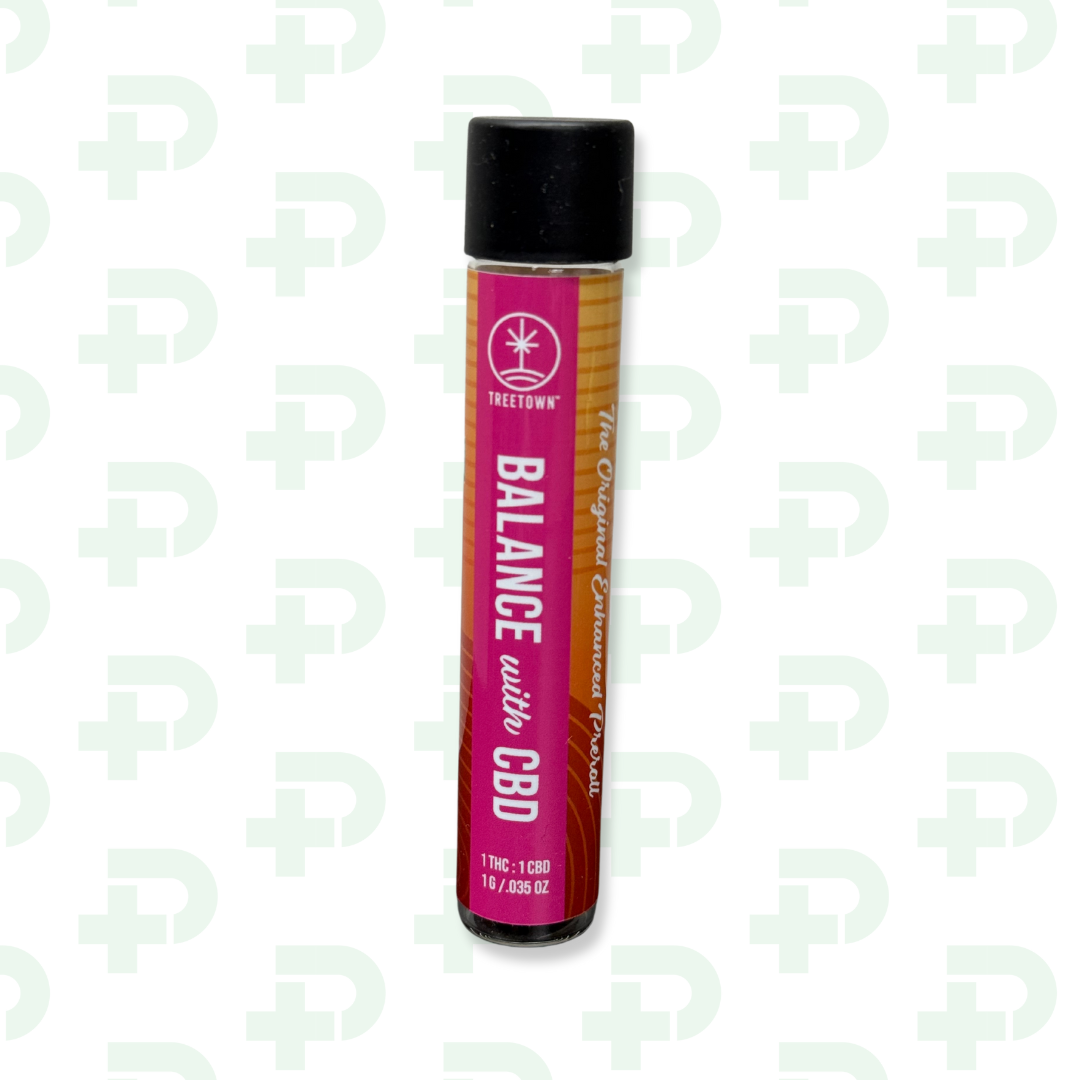 Photograph of product: Treetown Enhanced Prerolls - Balance W/ 1:1 TH-oui:CBD