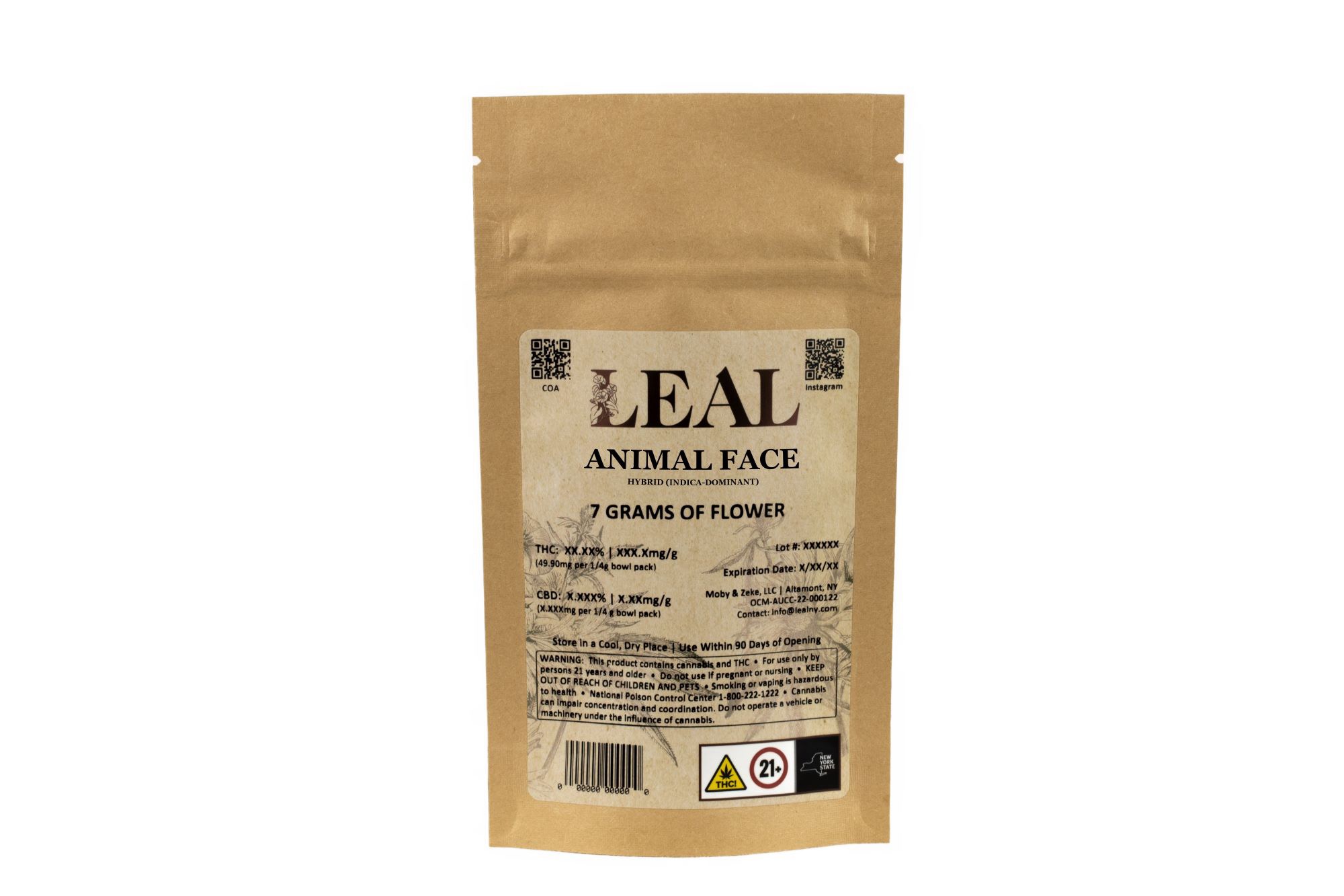 Photograph of Product: LEAL l Animal Face l 7g