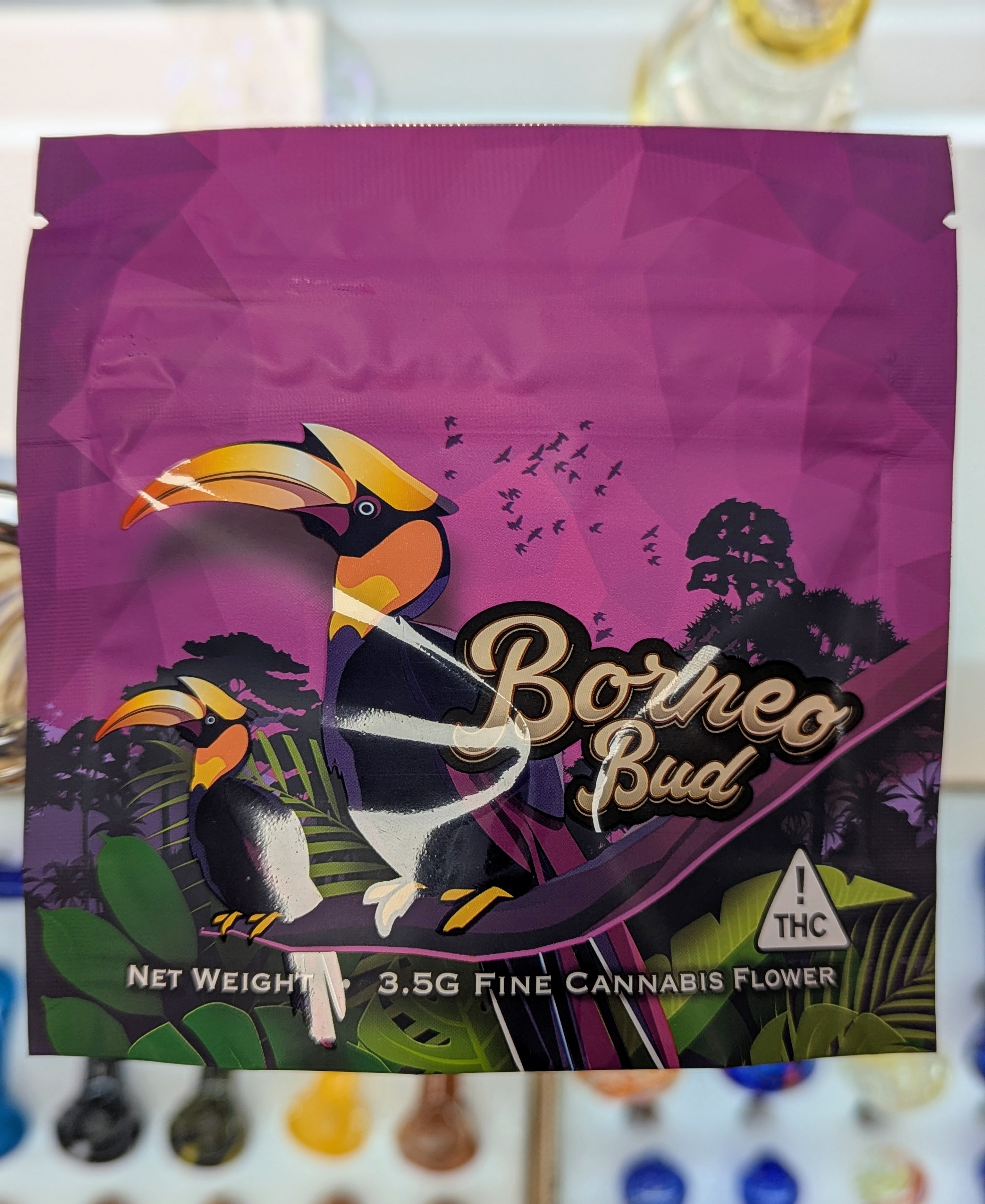 Photograph of product: Borneo Bud | 3.5 | Blockberry - 3.5g
