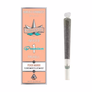 Photograph of product: Infused Peach Mango Pre-Roll 1g