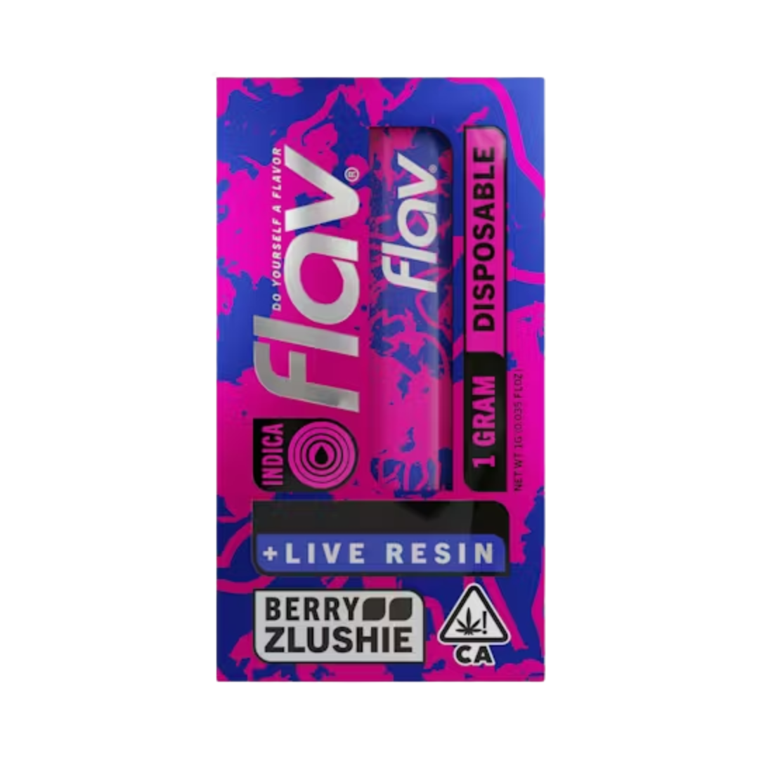 Photograph of product: Flav - Berry Zlushie LR Disposable - 1g