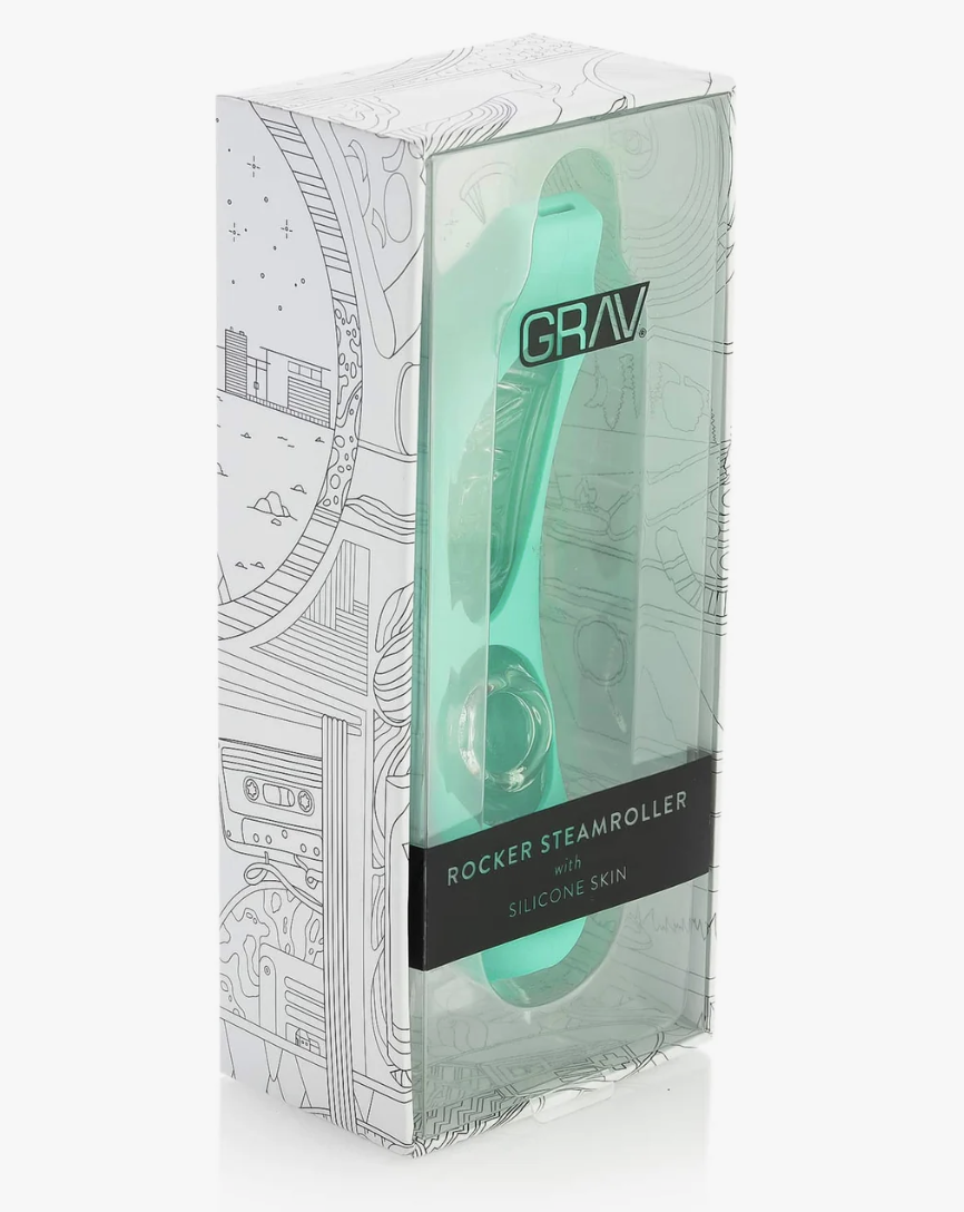 Photograph of product: GRAV- ROCKER STEAMROLLER W/SILICONE SKIN- ASSORTED COLORS