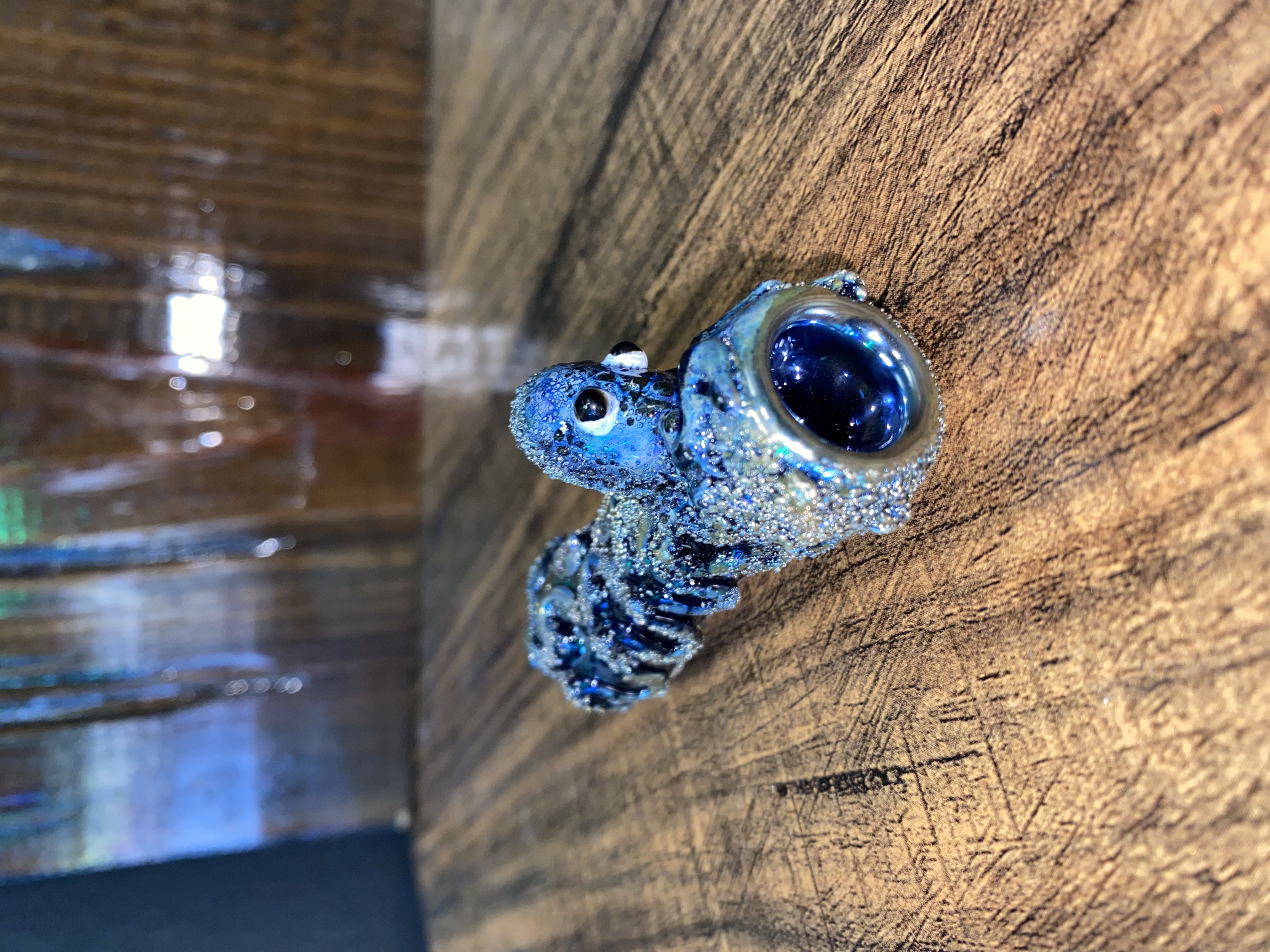 Photograph of product: Kraken Electroplated Glass Chillum | 3.5"