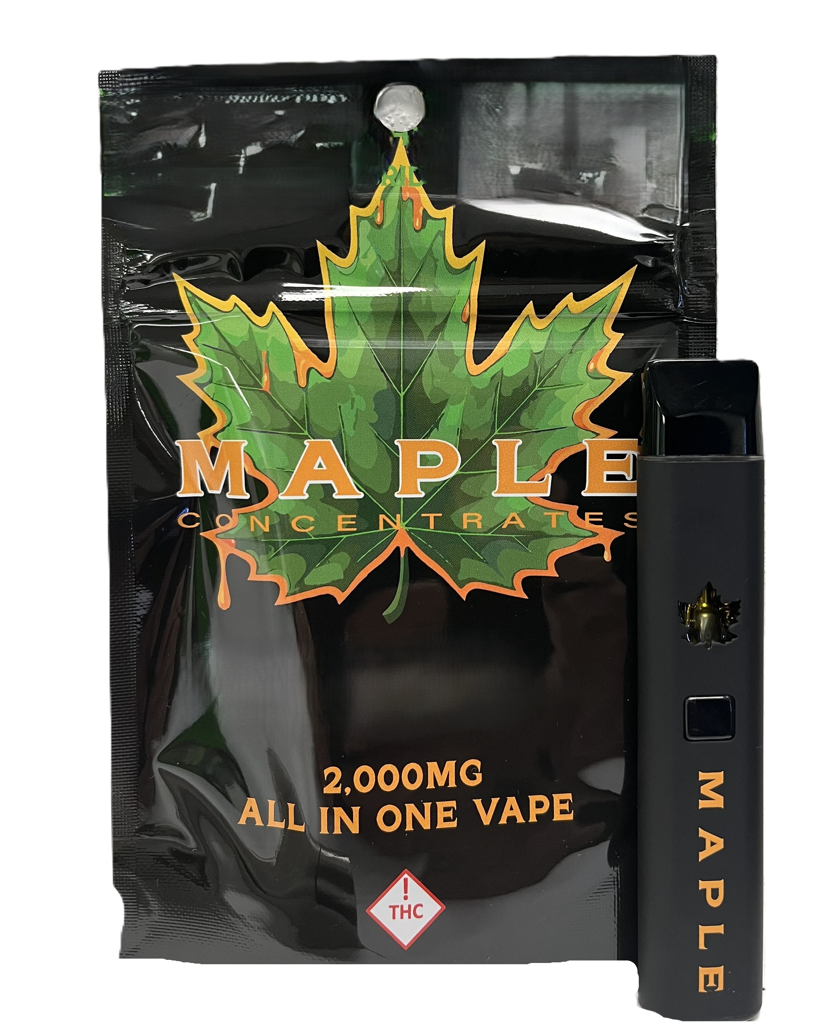 Photograph of product: Silver Haze Disposable | 2g | Maple