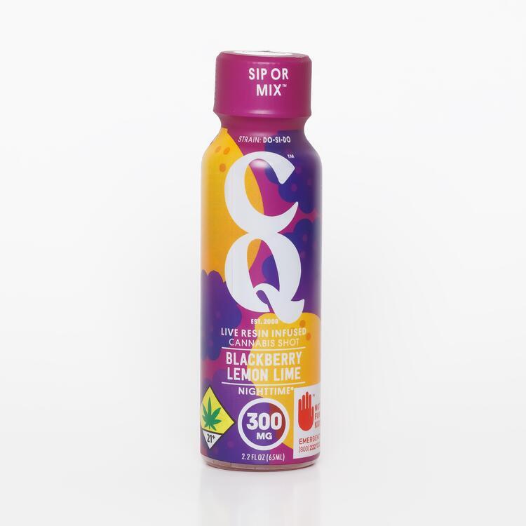 Photograph of product: CQ 300mg - Live Resin Nighttime Blackberry Lemon Lime 1:1:1 TH-oui:CBD:CBN