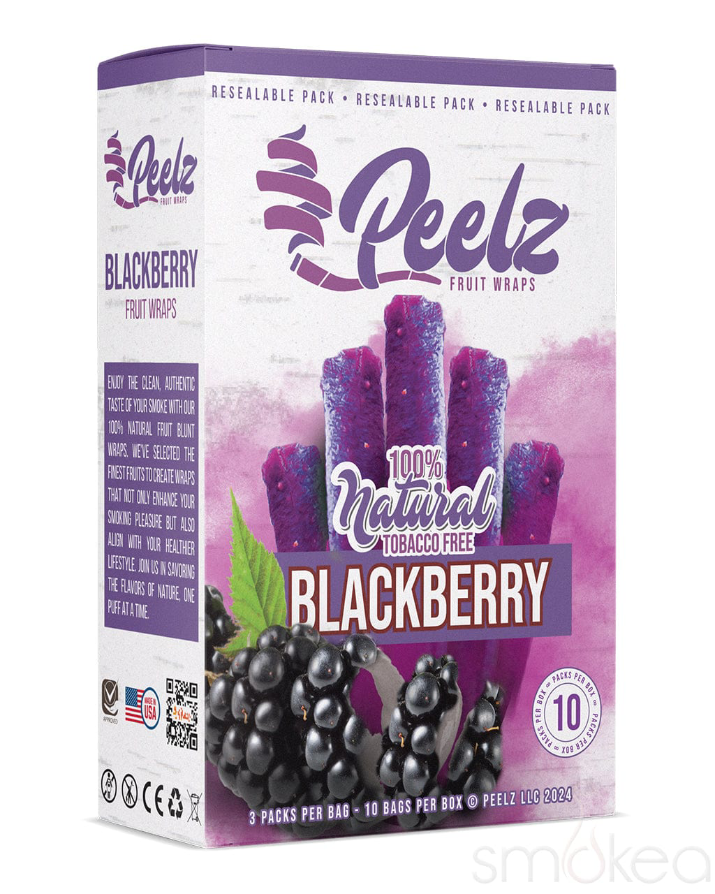 Photograph of product: Peelz Fruit Wraps (Blackberry) 3pk