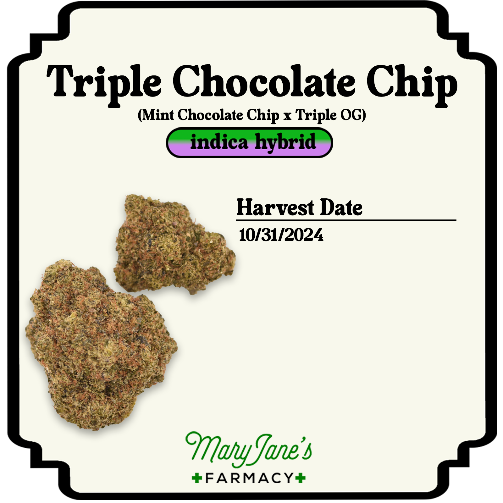 Photograph of product: Triple Chocolate Chip - 28g