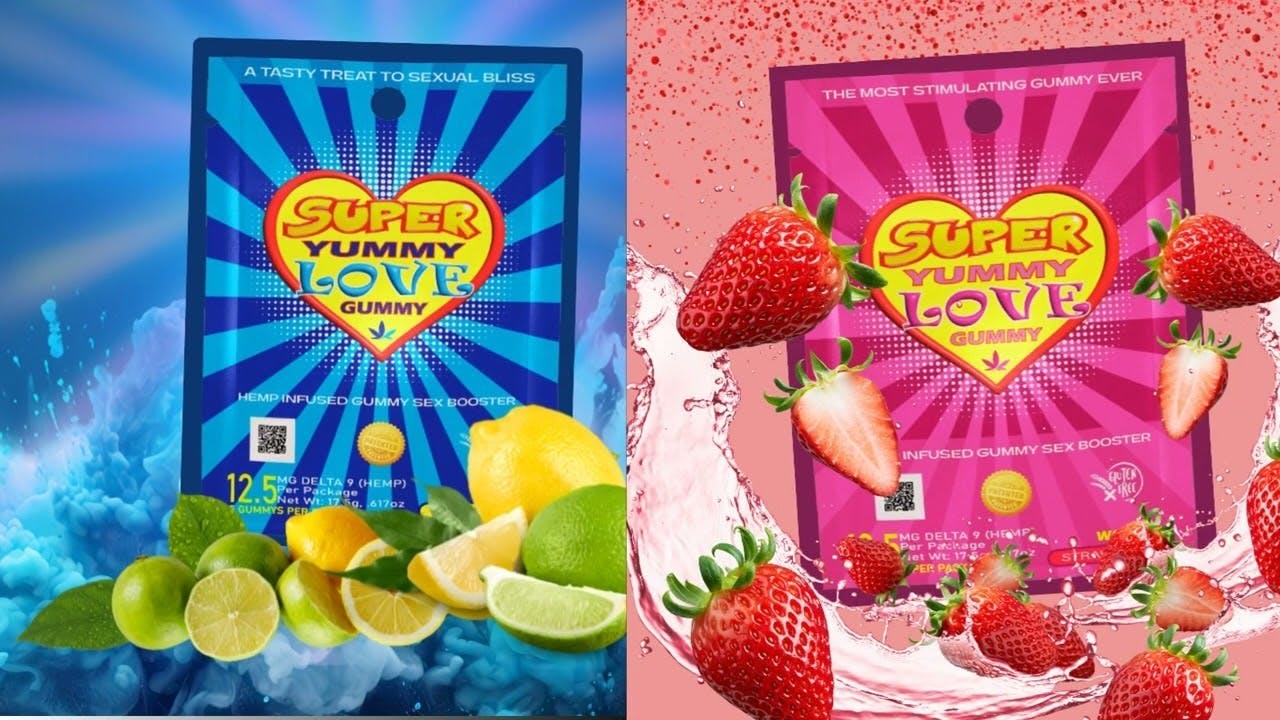 Photograph of product: Super yummy Love Gummy l Male l Lemon