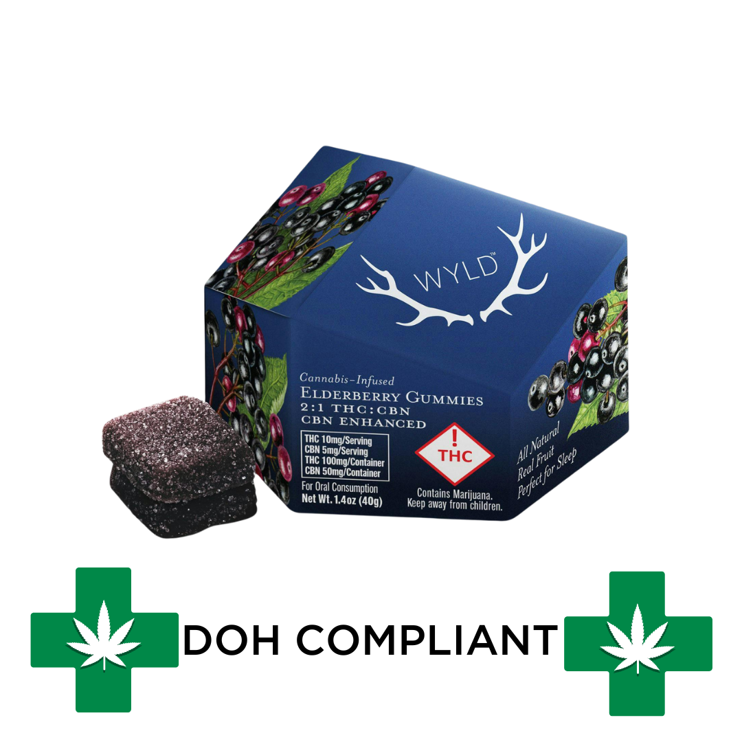 Photograph of product: DOH | Elderberry CBN Gummies | 10pk