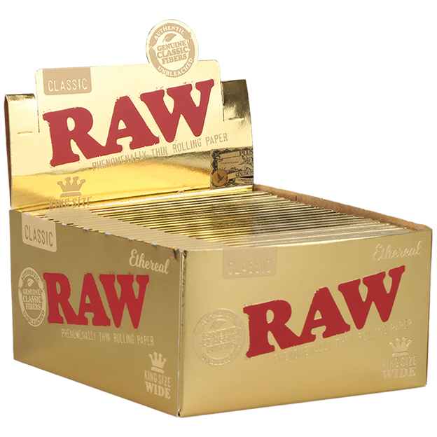 Photograph of product: RAW Ethereal Rolling Papers | King Size Wide