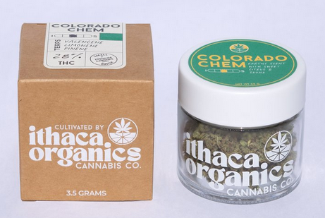 Photograph of Product: Colorado Chem Flower | Hybrid | Ithaca Organics - 3.5g
