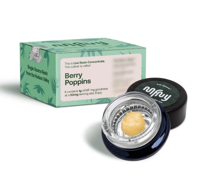 Photograph of product: MFNY | Berry Poppins | Live Resin Badder